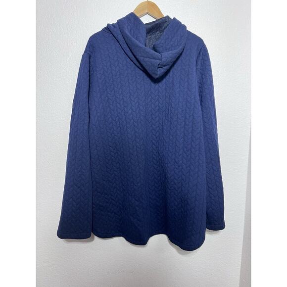 Women Jacket 3XL Plus Fisherman Sweater Cardigan Hoodie Casual Cellabie Comfy - Picture 5 of 13